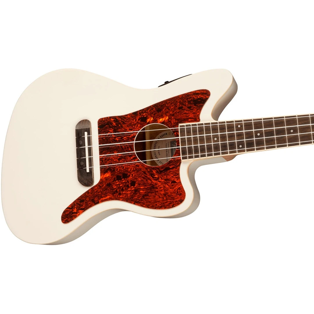 Укулеле Fender Fullerton Jazzmaster Uke Olympic White