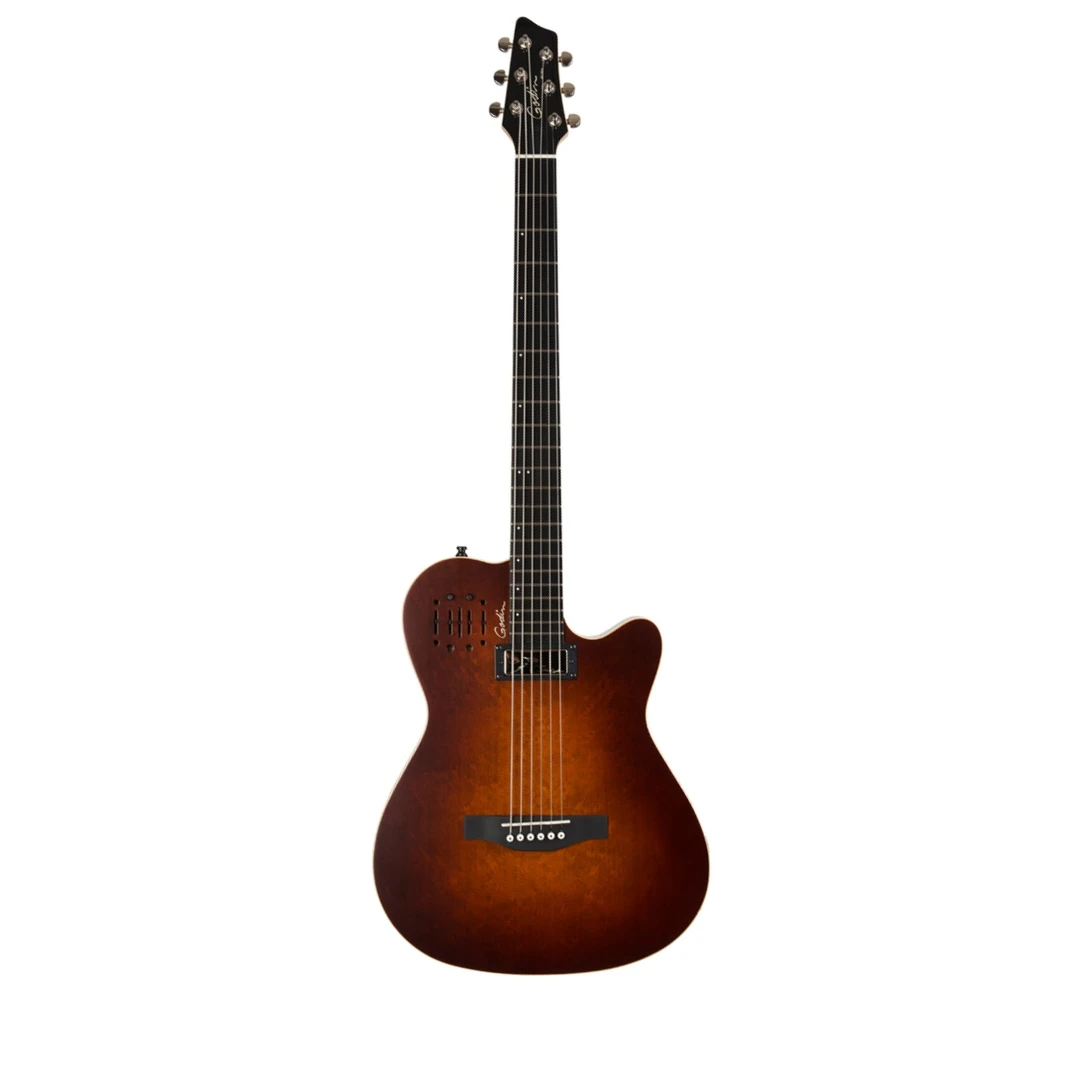 Полуакустическая гитара Godin A6 Ultra Baritone Burnt Umber SG