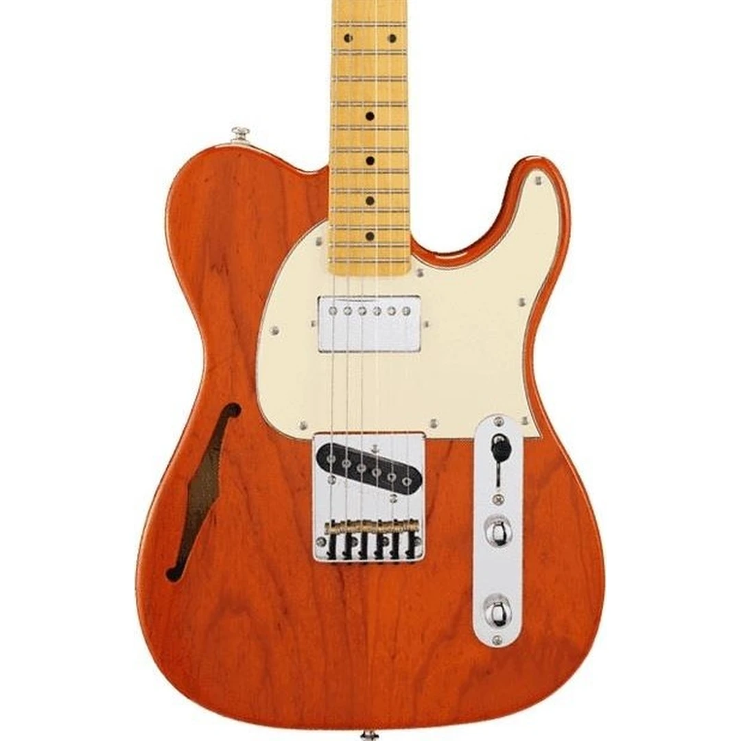 Полуакустическая гитара G&amp;L Tribute ASAT Classic Bluesboy Semi-Hollow Clear Orange MP