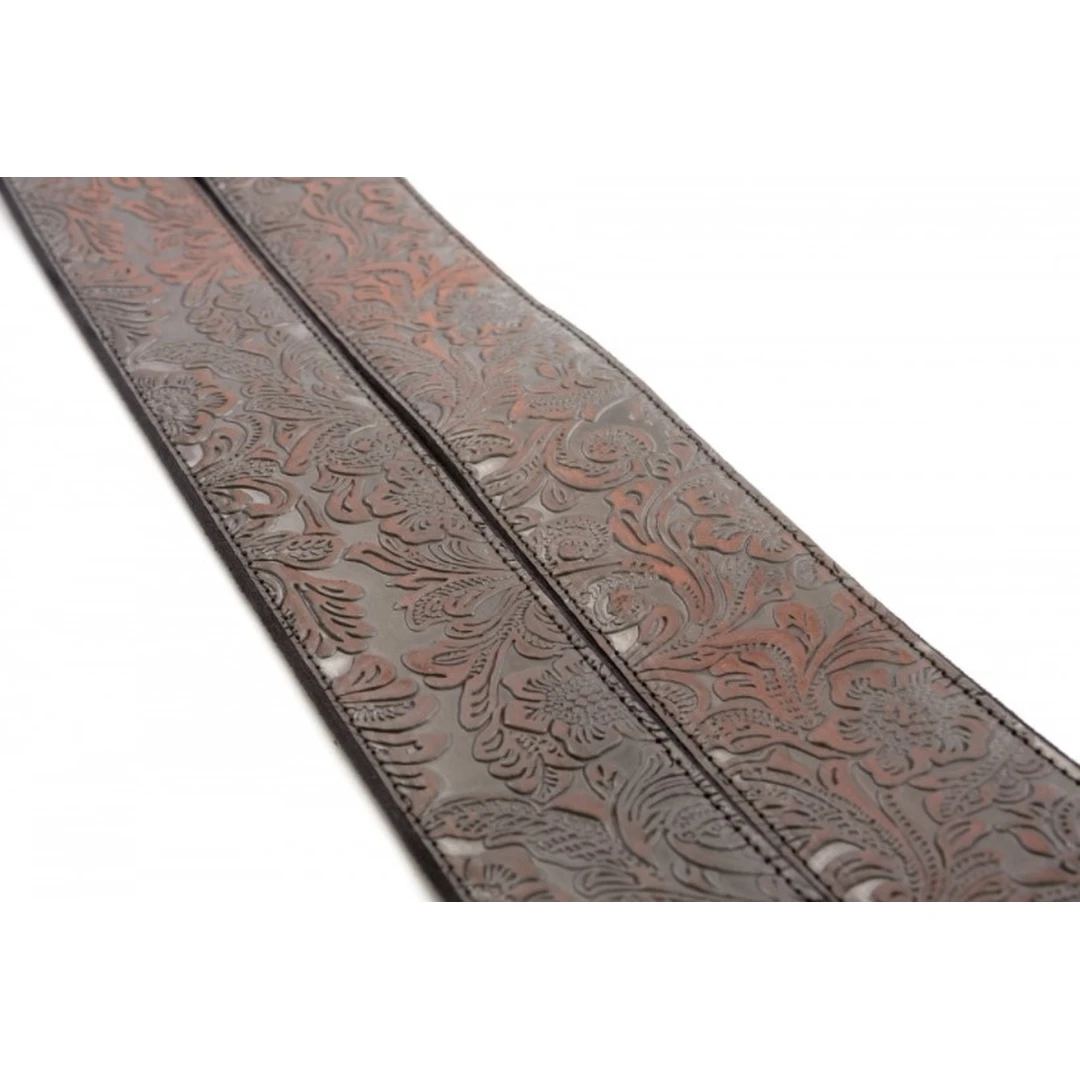 Ремень для гитары RightOn Straps On Leathercraft Blackguard Black