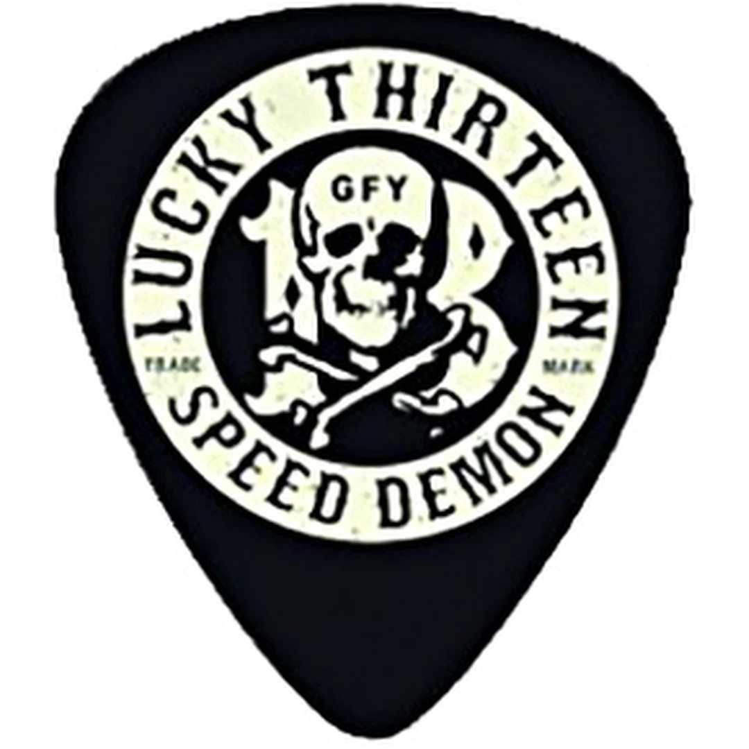 Медиатор Dunlop L15R1.00 Lucky 13 Speed Demon 1.0