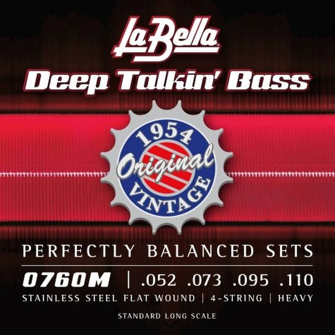 Струны для бас-гитары La Bella 0760M Deep Talkin' Bass 52-110