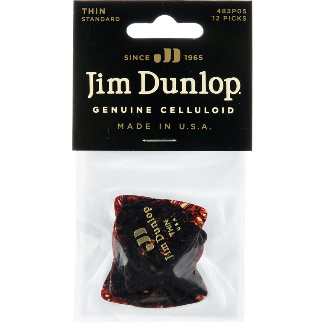 Набор медиаторов Dunlop 483P05TH Celluloid Shell Thin
