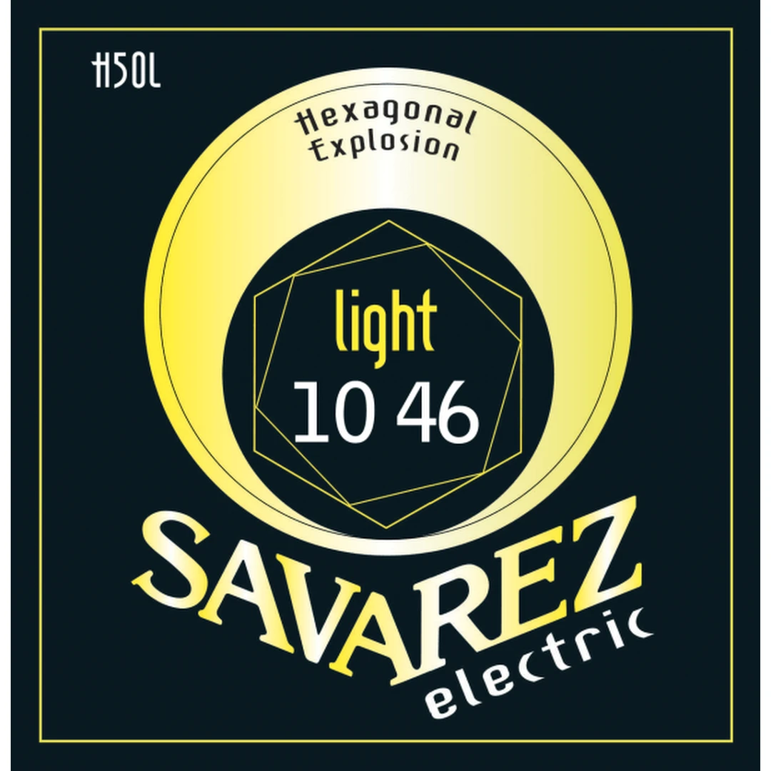 Струны для электрогитары Savarez H50L Hexagonal Explosion 10-46