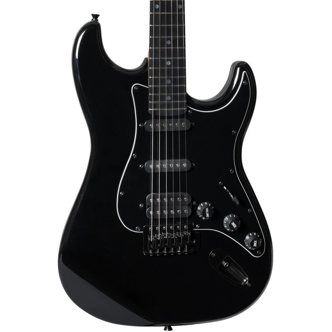 Электрогитара Rockdale Stars Black Limited Edition HSS BK