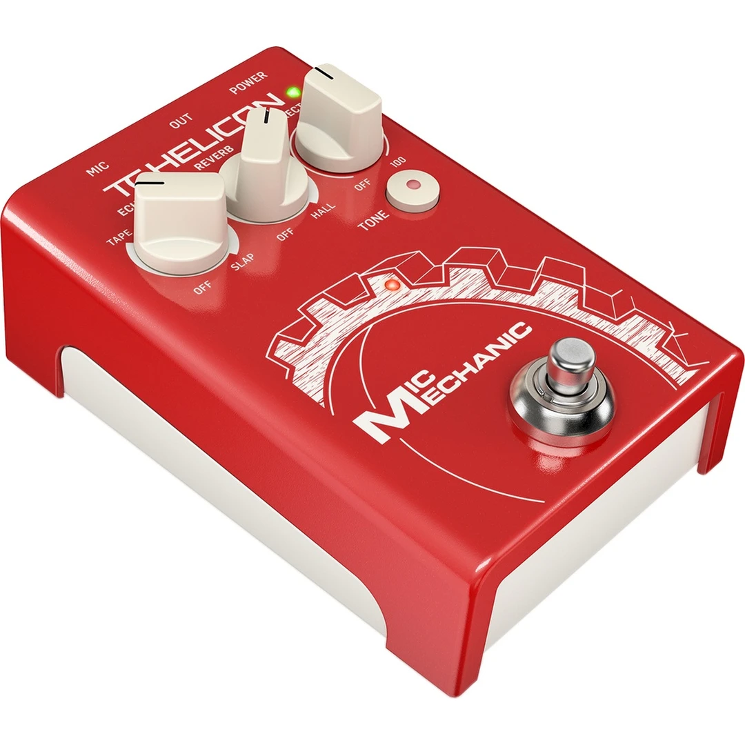 Педаль эффектов TC Helicon VoiceTone Mic Mechanic 2