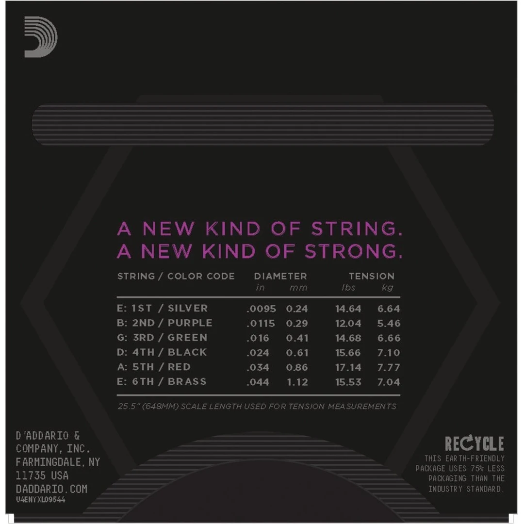 Струны для электрогитары D'Addario NYXL09544 9,5-44