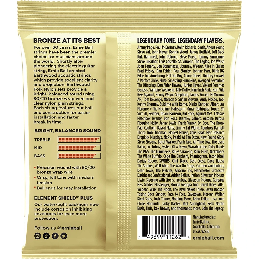 Струны для классической гитары Ernie Ball 3069 28-42