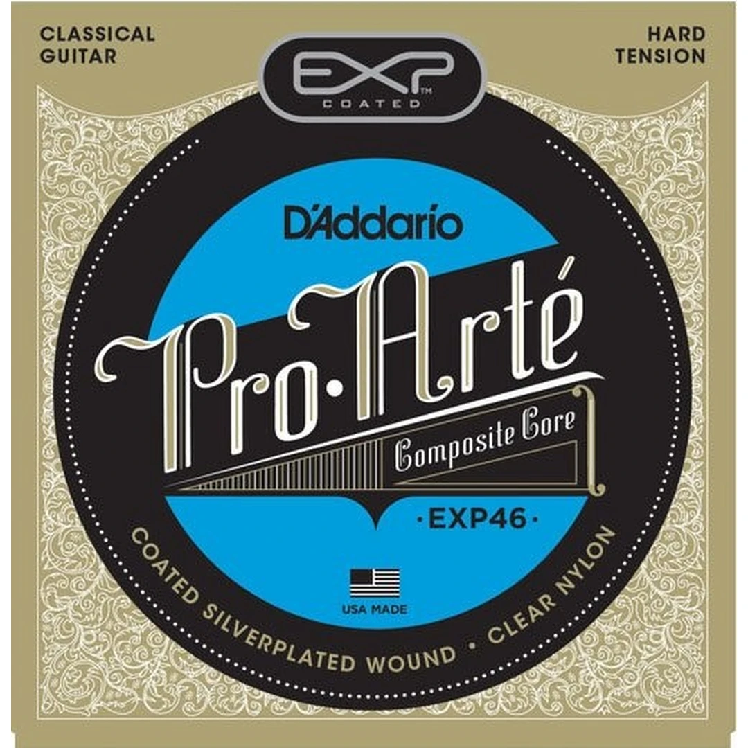 Струны для классической гитары D’Addario EXP46 Hard Tension