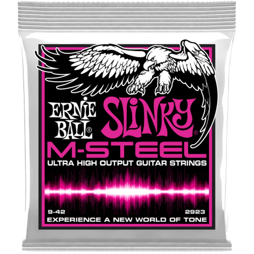 Струны для электрогитары Ernie Ball 2923 M-Steel Slinky 09-42