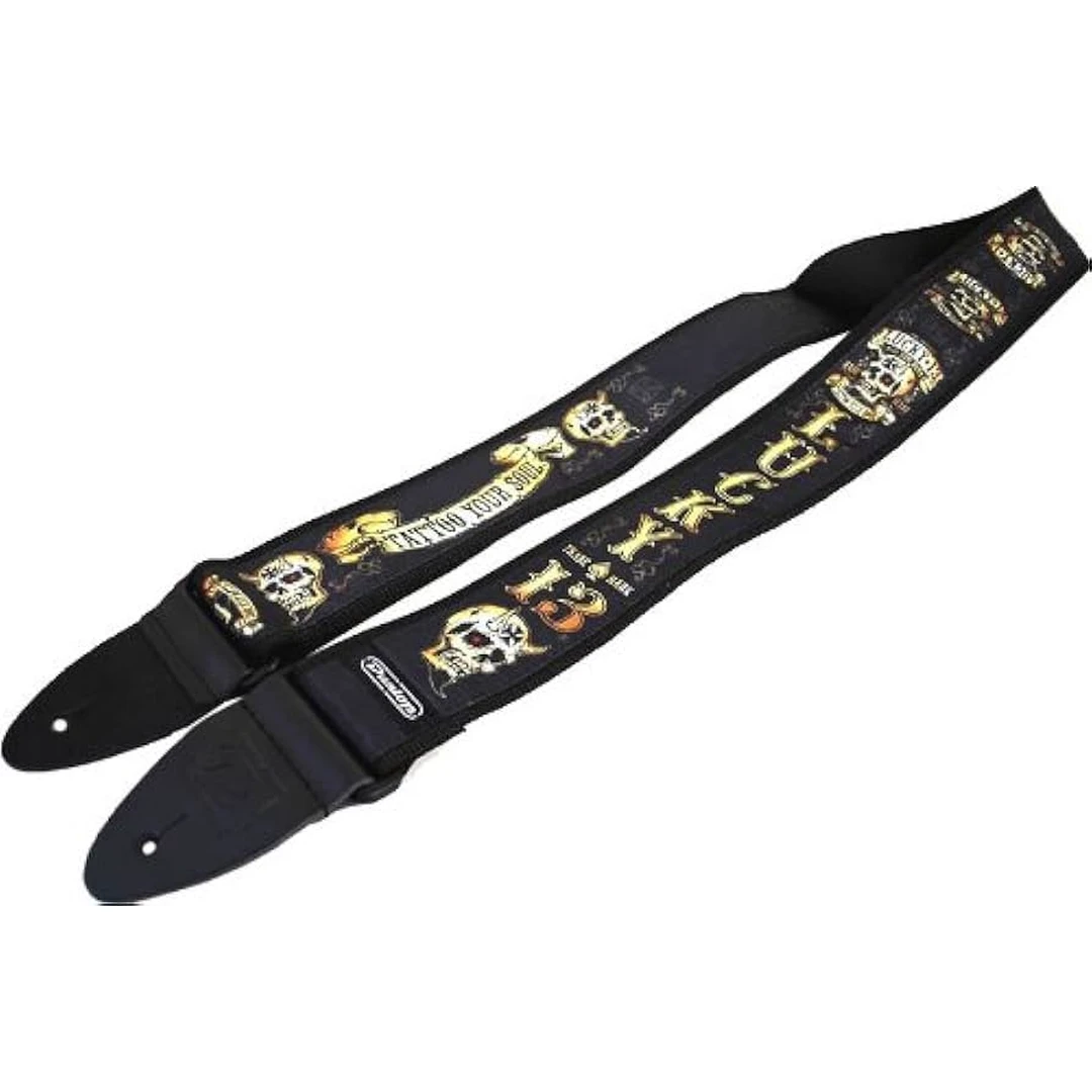 Ремень для гитары Dunlop D38-27LB STRAP L13 BIKES B&B