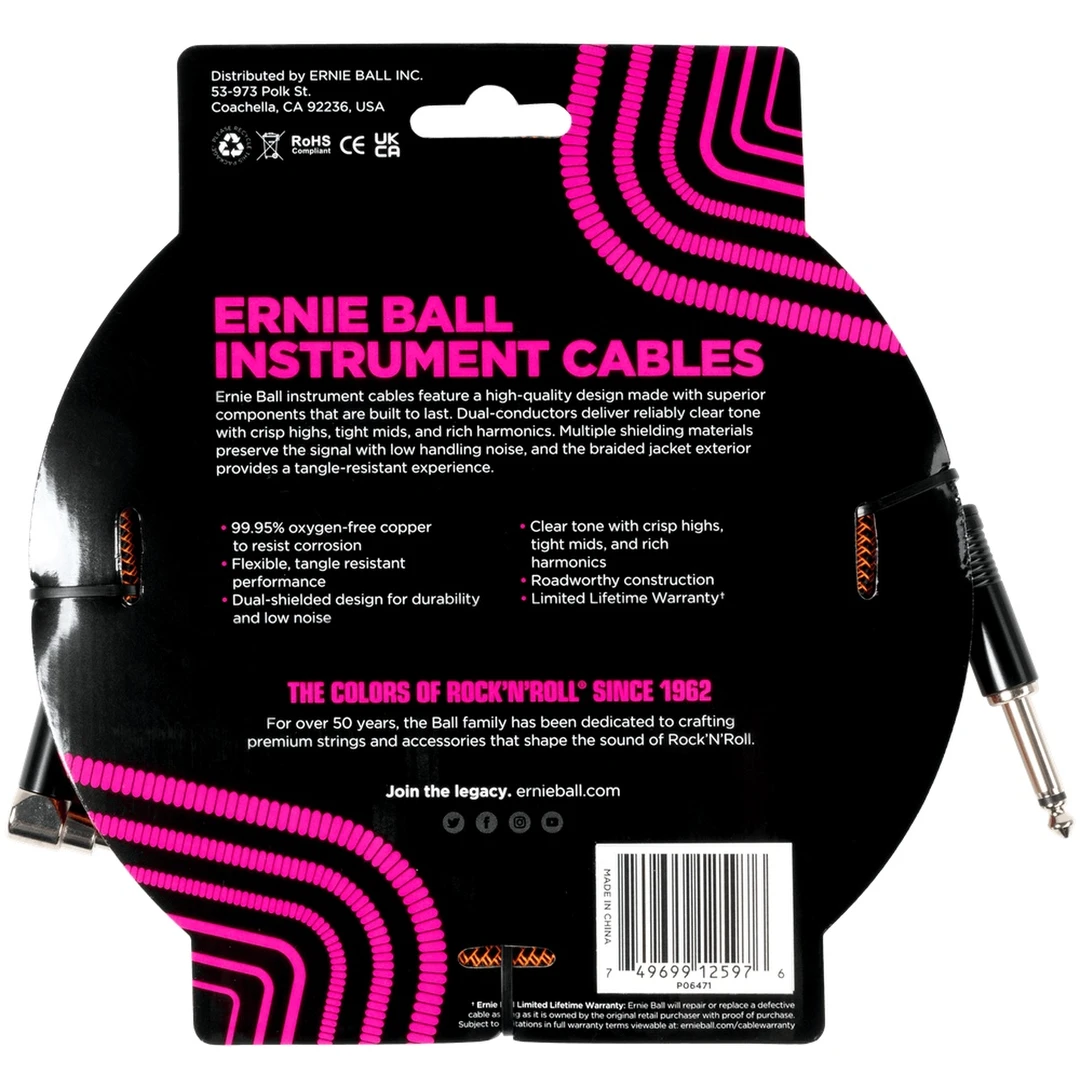 Инструментальный кабель Ernie Ball 6471