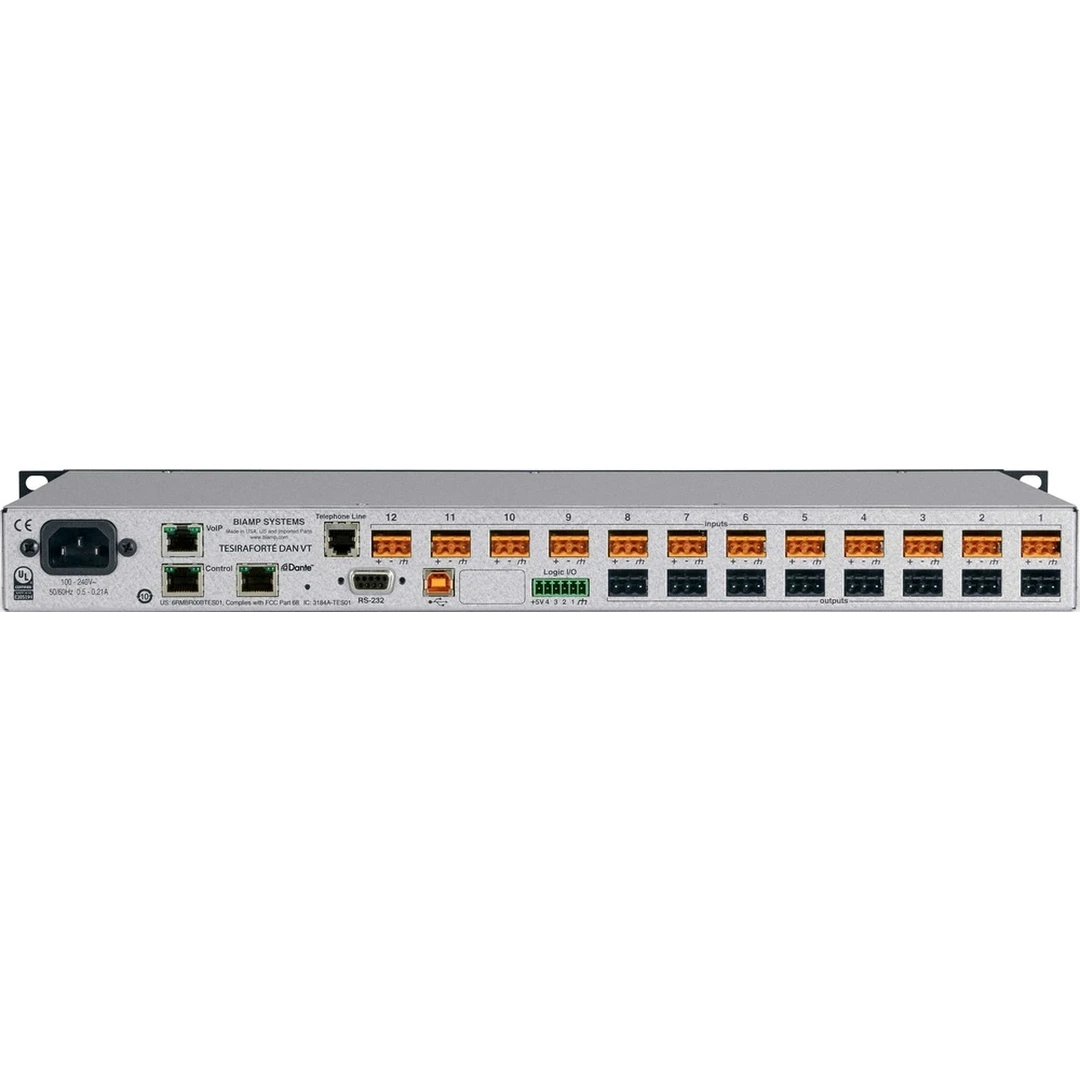 Сигнальный процессор Biamp TesiraFORTE DAN VT