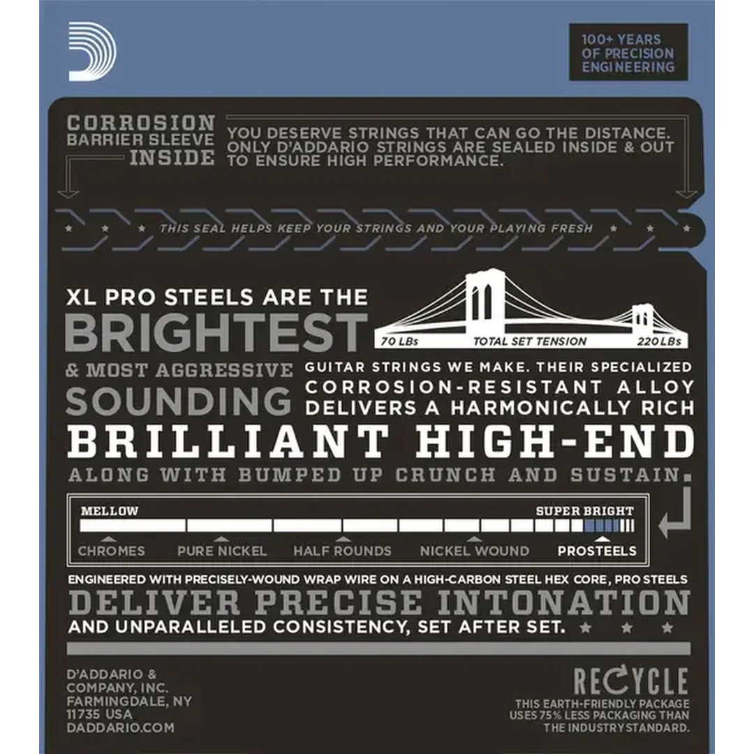 Струны для электрогитары D'Addario EPS510 10-46