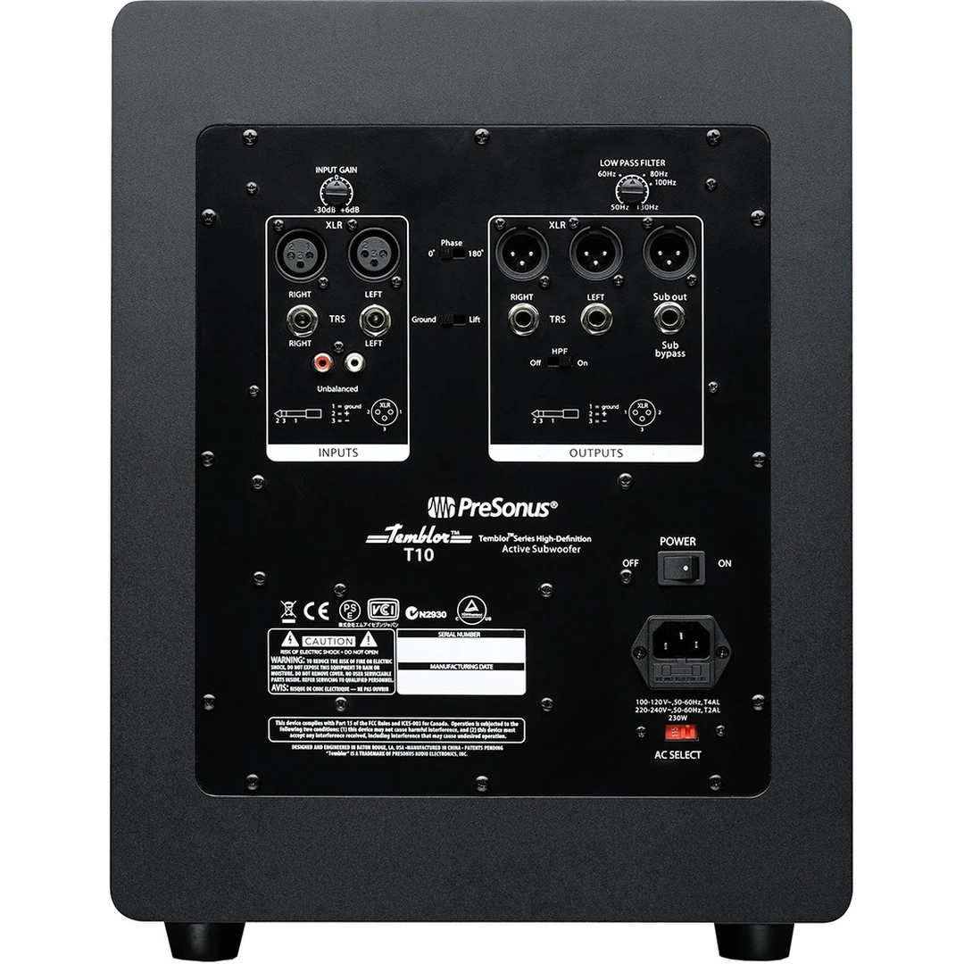 Сабвуфер Presonus Temblor T10