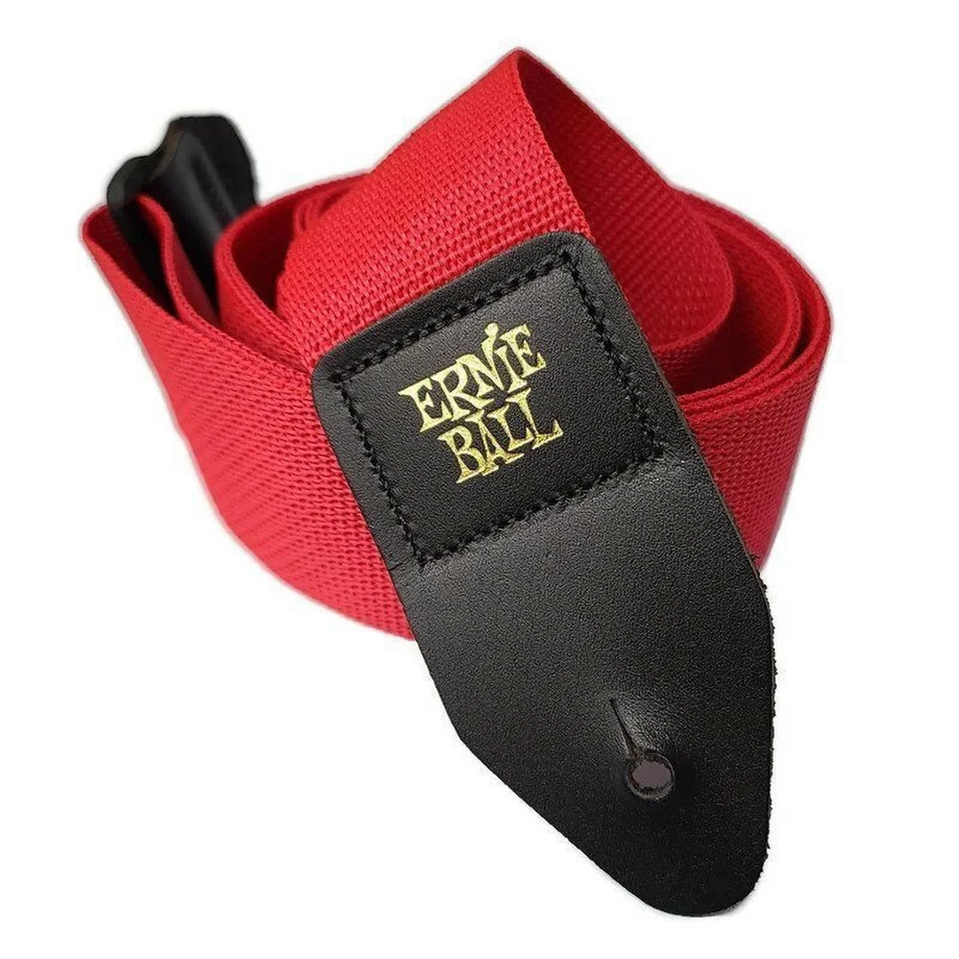 Ремень для гитары Ernie Ball Polypro Red P04040