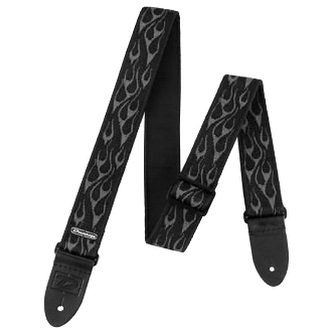 Ремень для гитары Dunlop D38-11GY Flambe Grey