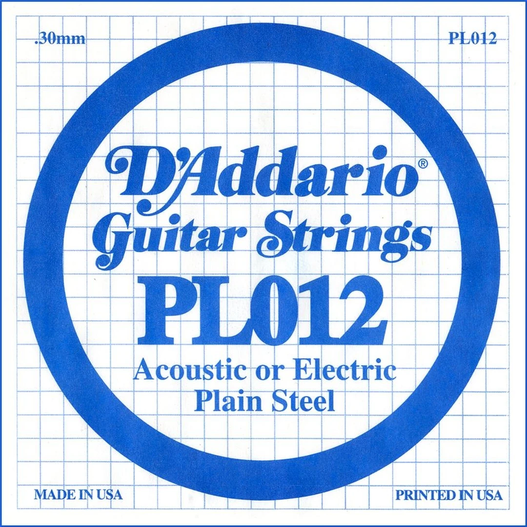 Струна для гитары D'addario PL012