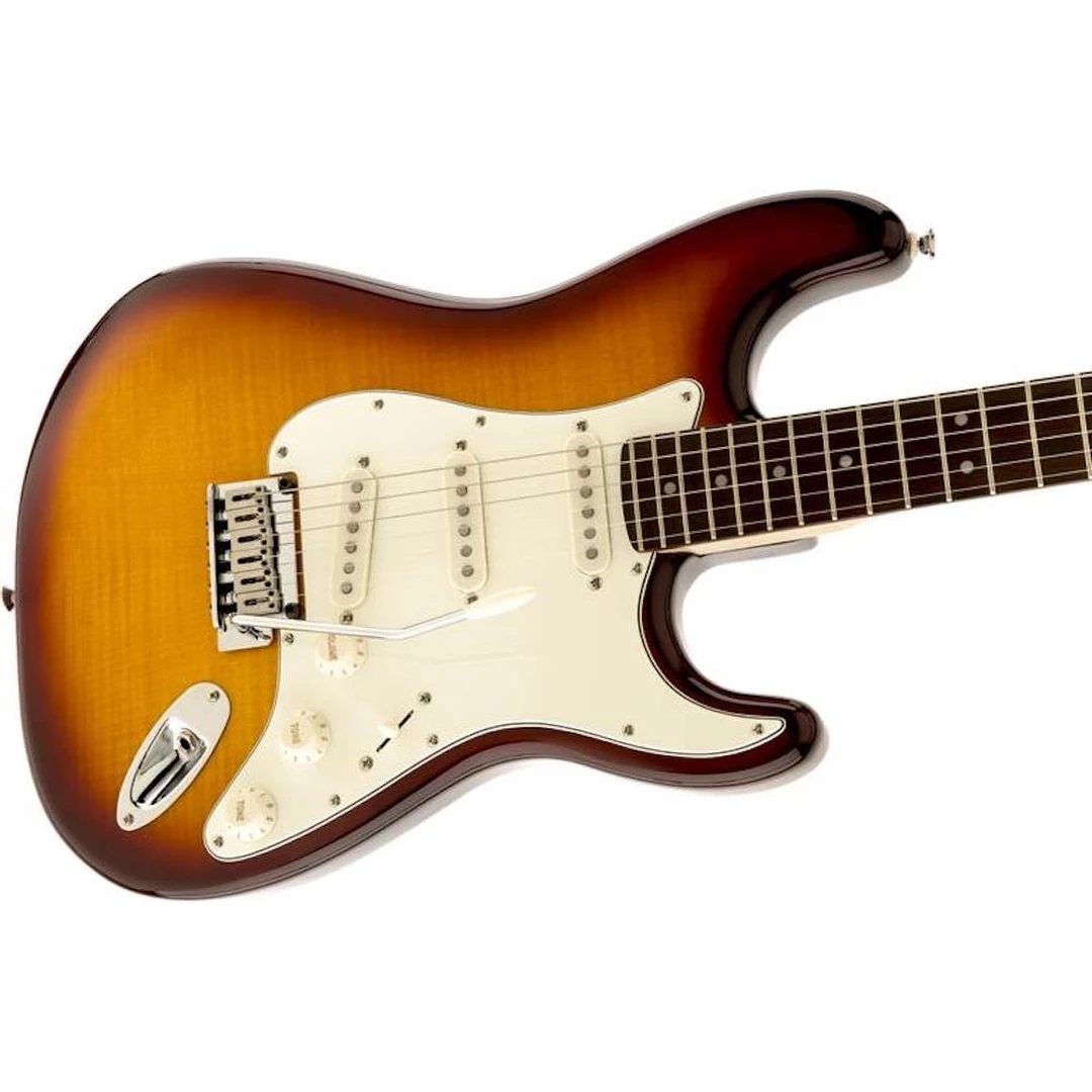 Электрогитара Fender Squier Standard Stratocaster FMT Amber Transparent Burst