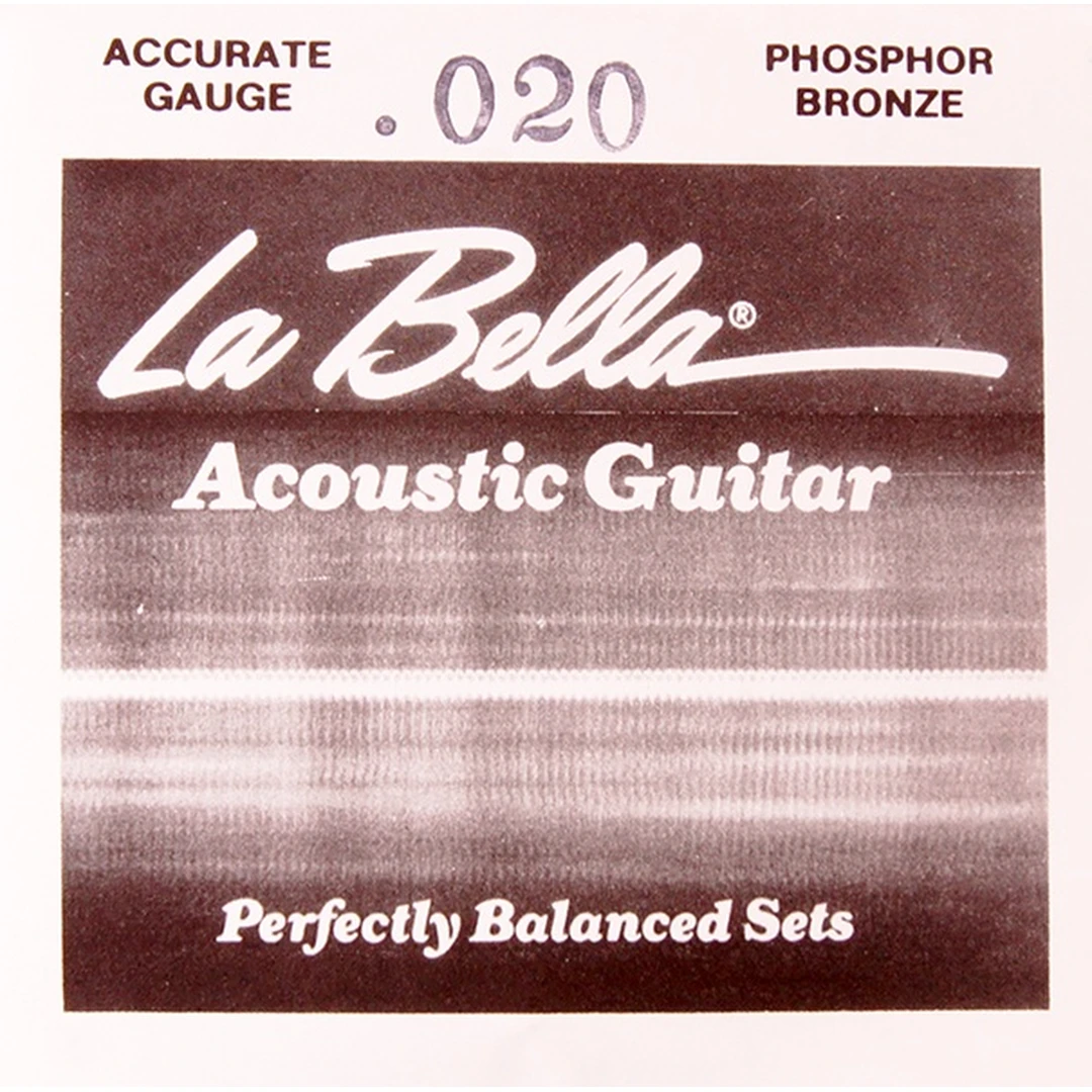 Струна для акустической гитары La Bella PW020