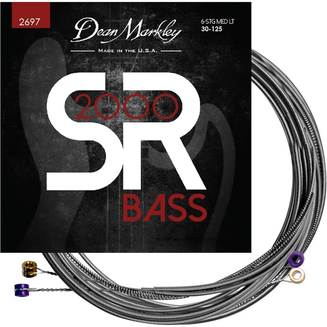 Струны для бас-гитары Dean Markley 2697 SR2000 30-125 6-Strings