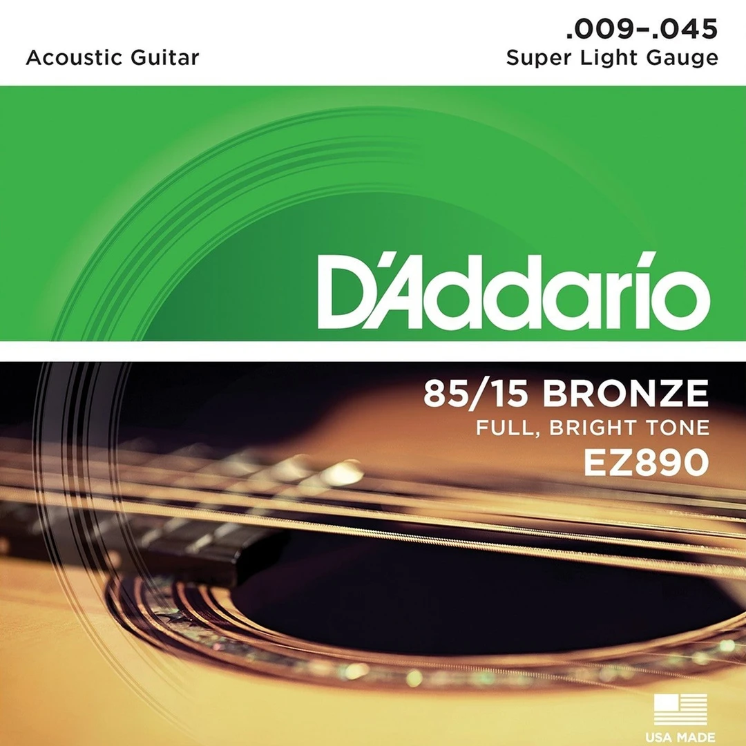 Струны для акустической гитары D'Addario EZ890 9-45
