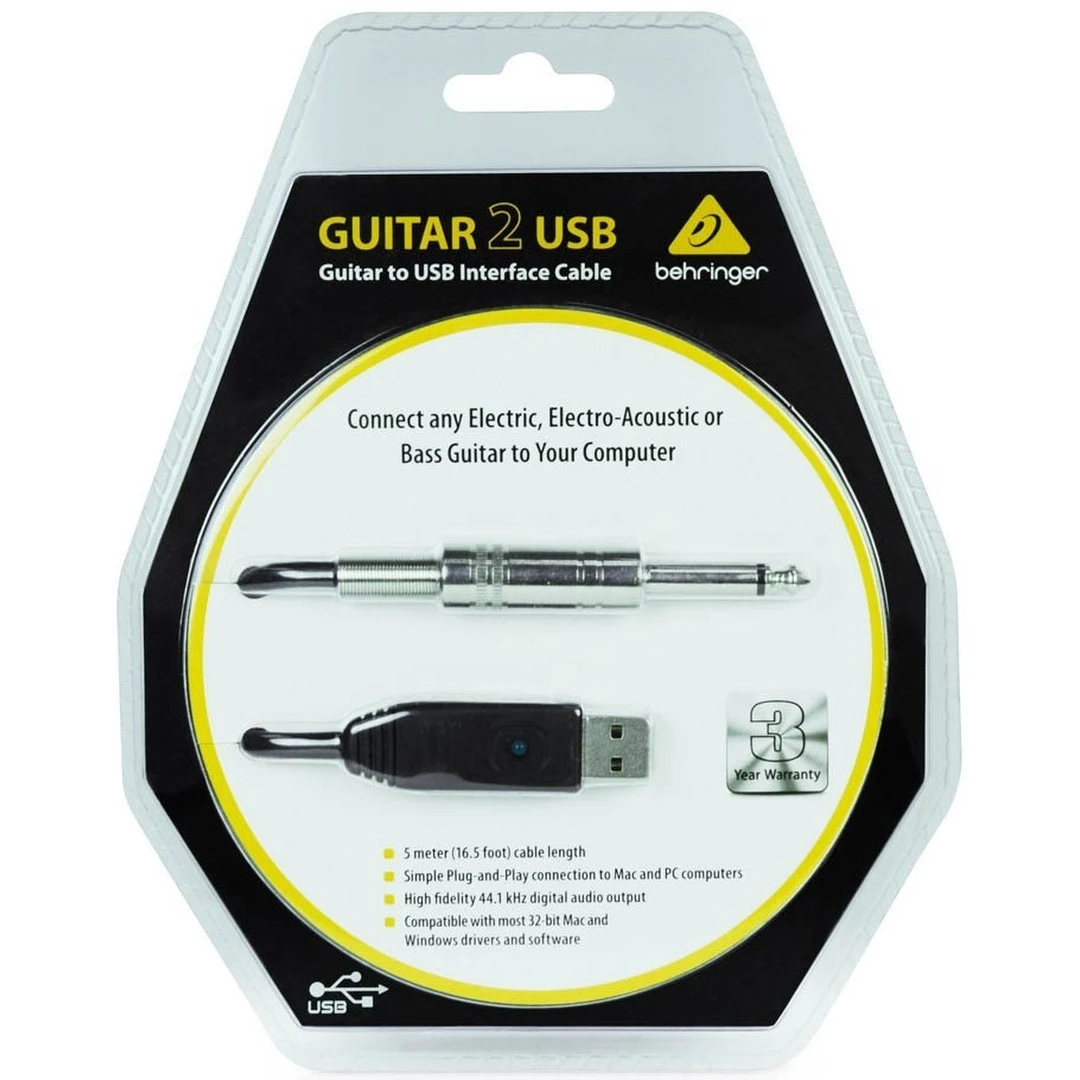Аудиоинтерфейс Behringer Guitar 2 USB