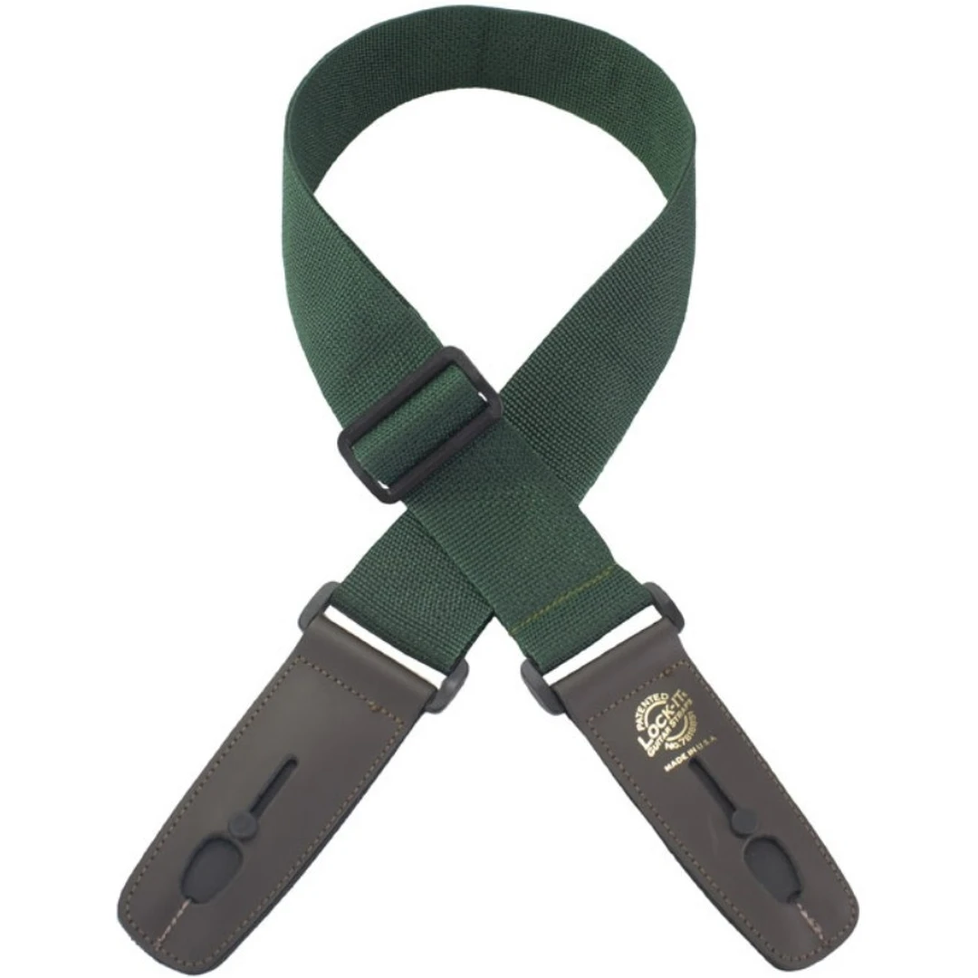 Ремень для гитары D'Andrea LIS-007-P2-DGRN/BRN