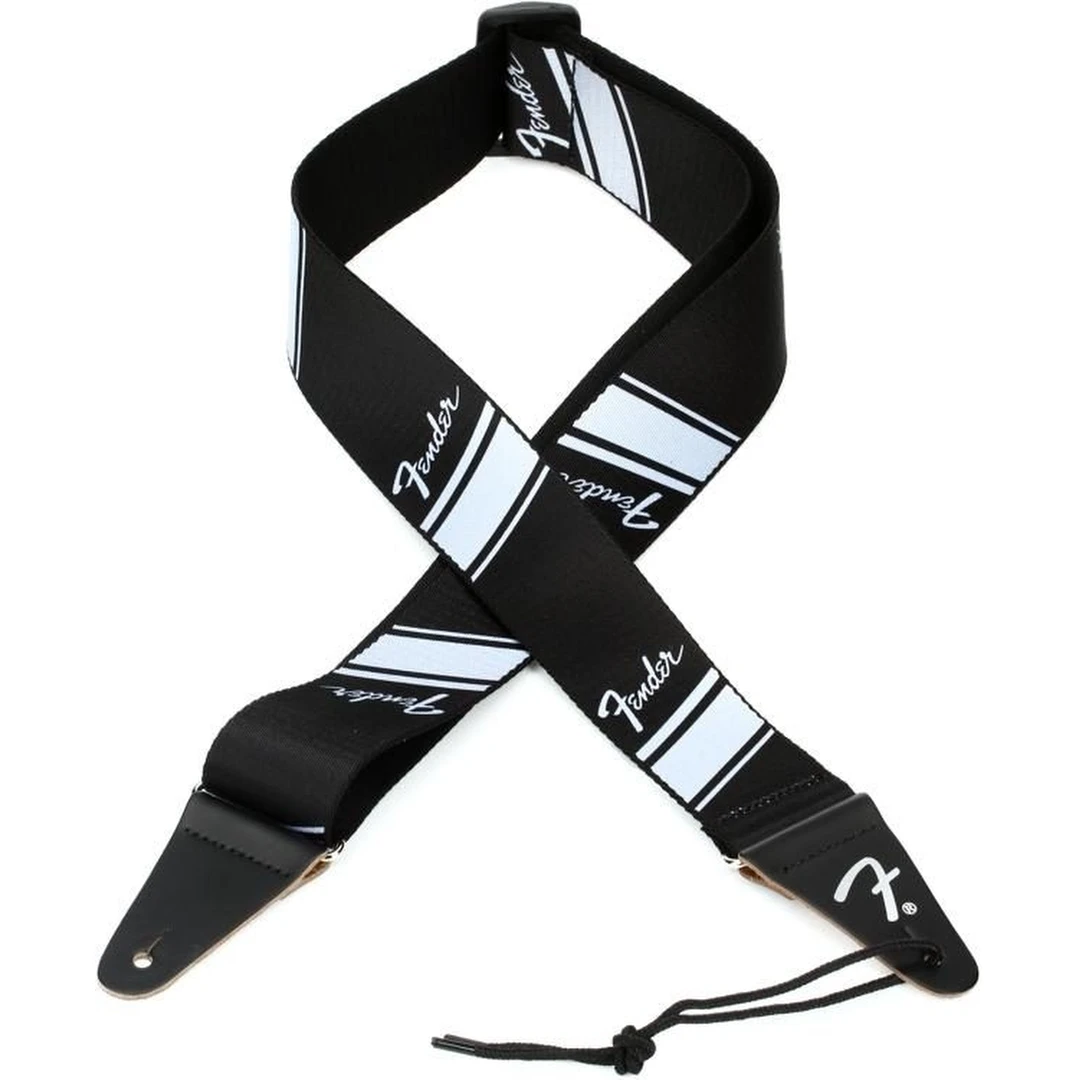Ремень для гитары Fender 2″ Competition Stripe Strap Silver
