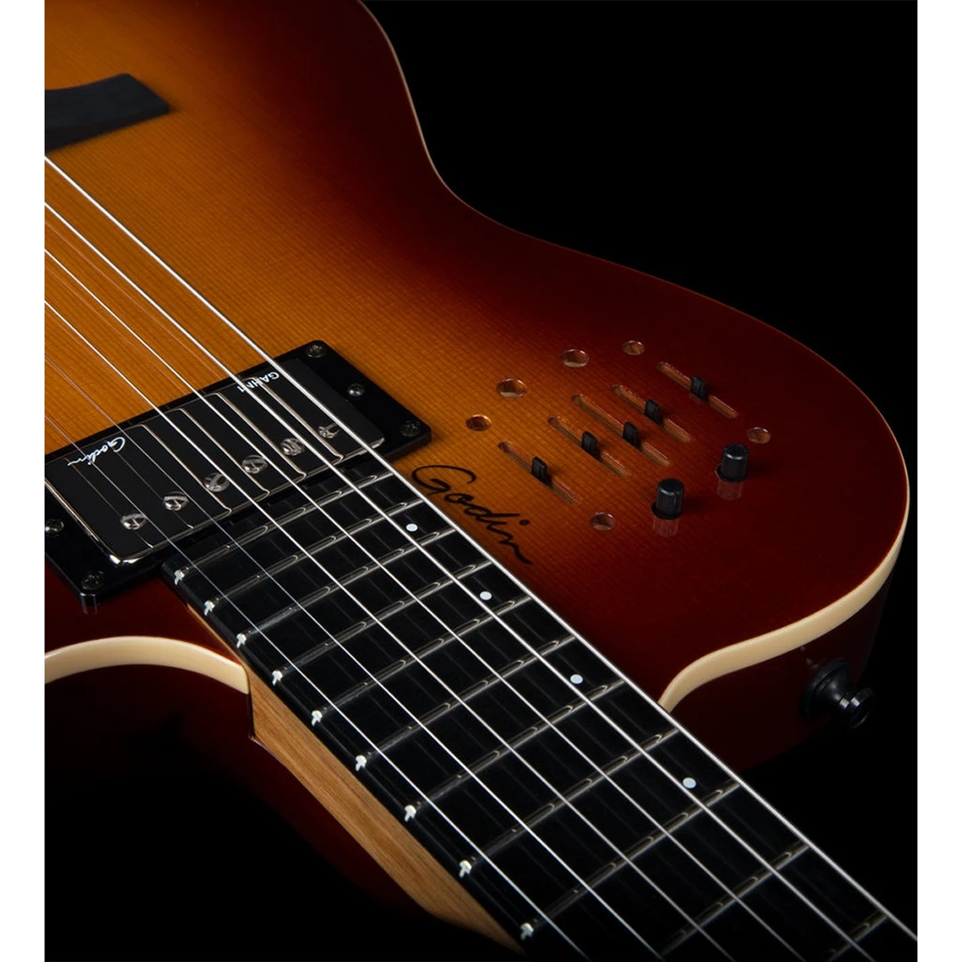 Полуакустическая гитара Godin A6 Ultra Cognac Burst HG