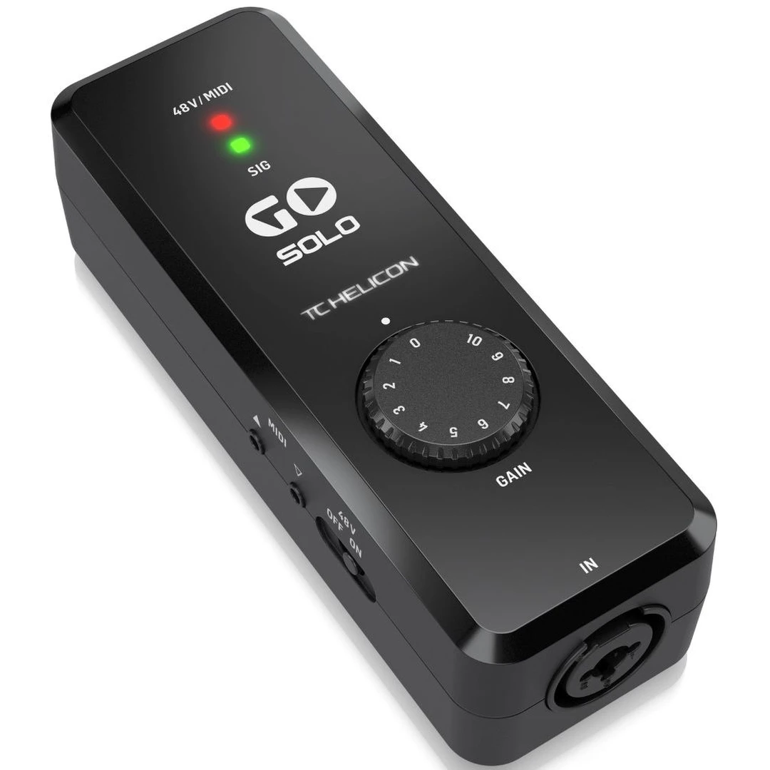 Аудиоинтерфейс TC Helicon Go Solo