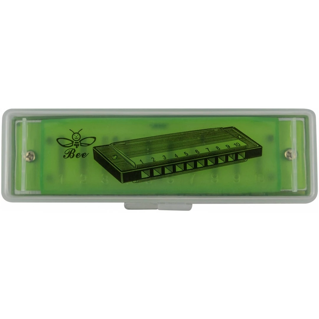 Губная гармошка Bee DF10A-3 Green