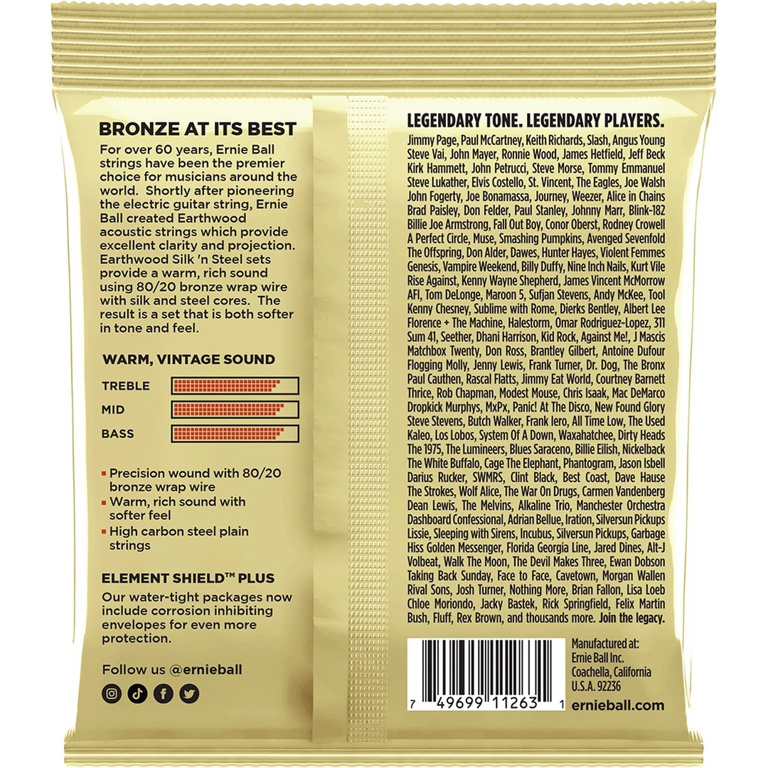 Струны для акустической гитары Ernie Ball 3047 10-50