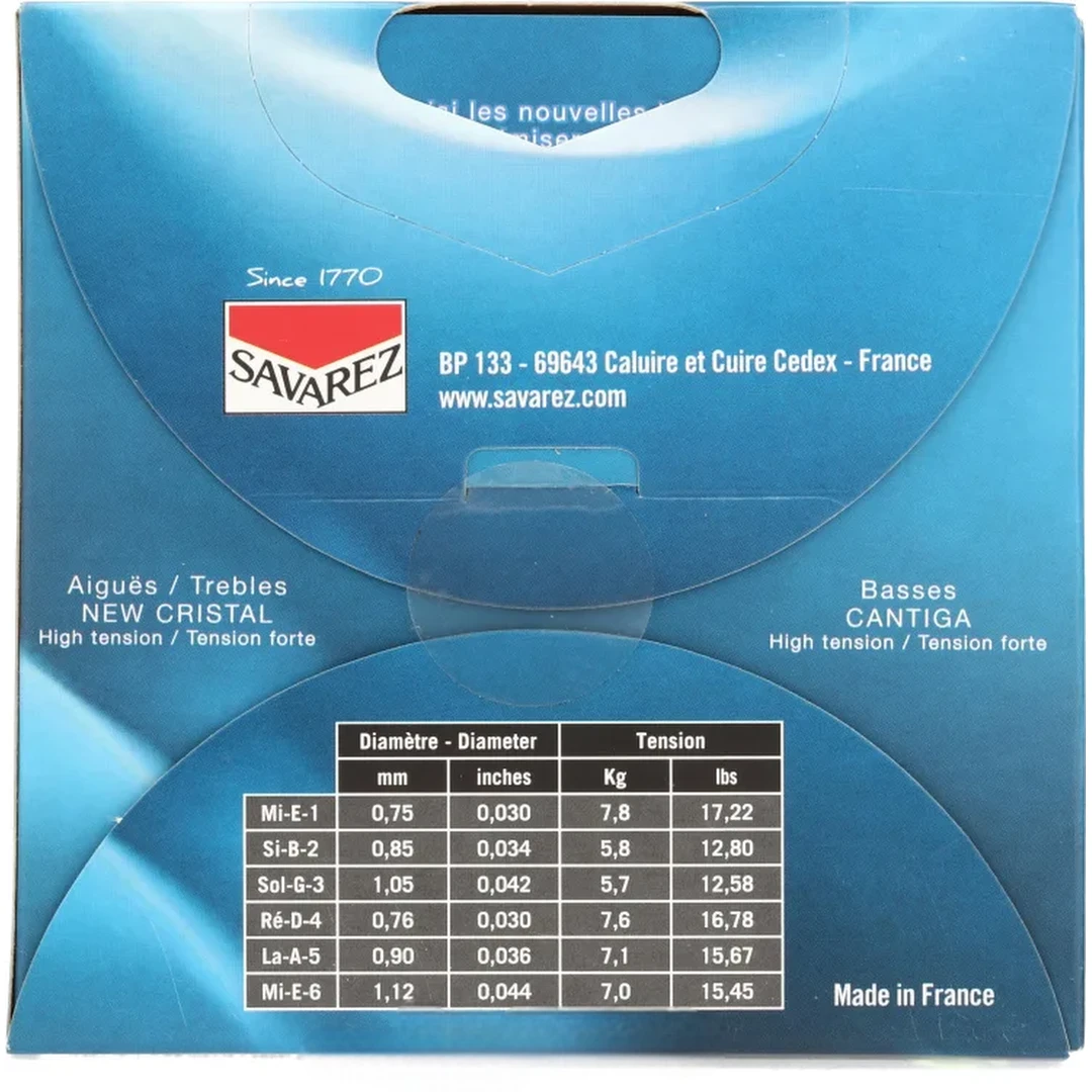 Струны для классической гитары Savarez 510CJ New Cristal Cantiga Forte