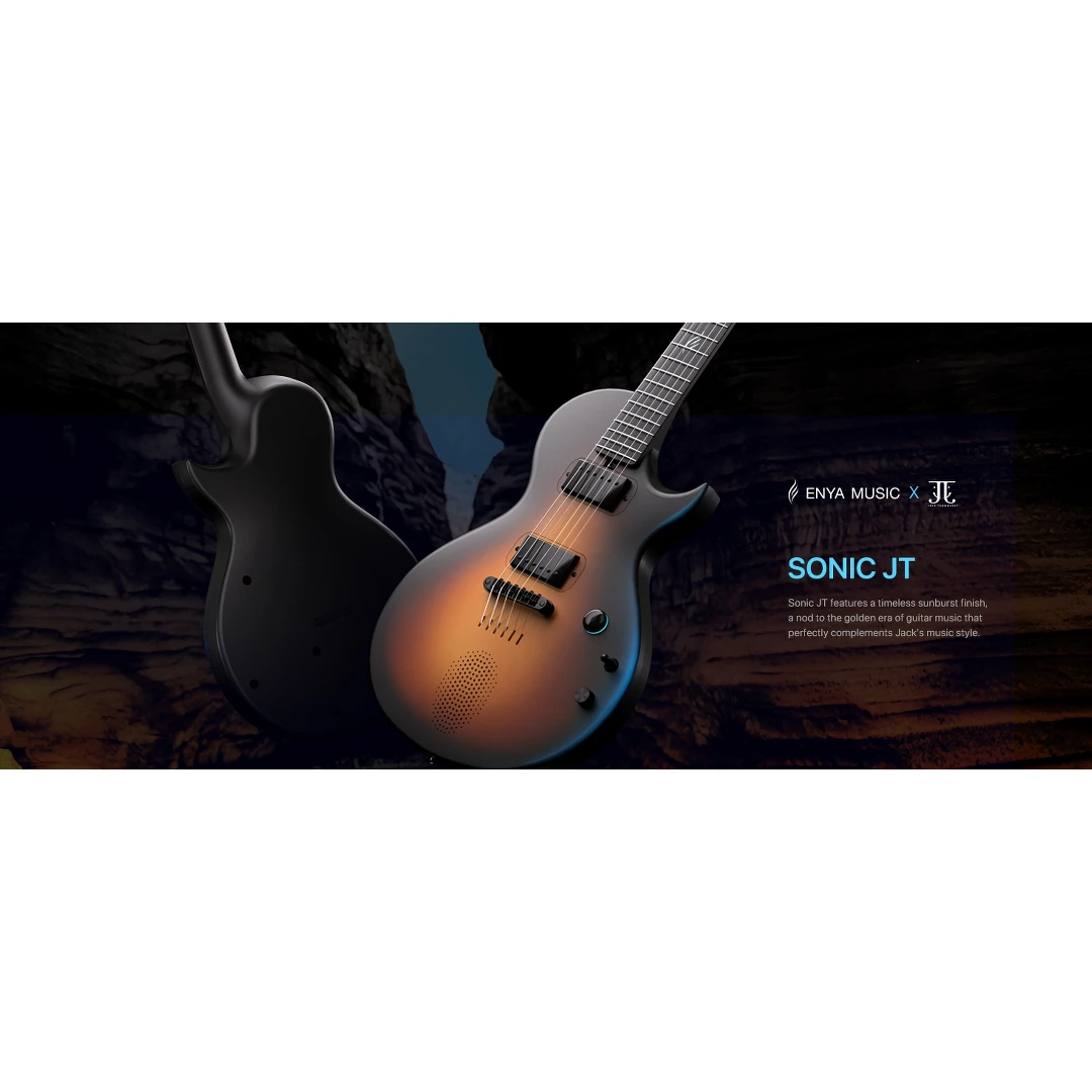 Смарт электрогитара Enya Sonic JT + набор аксессуаров