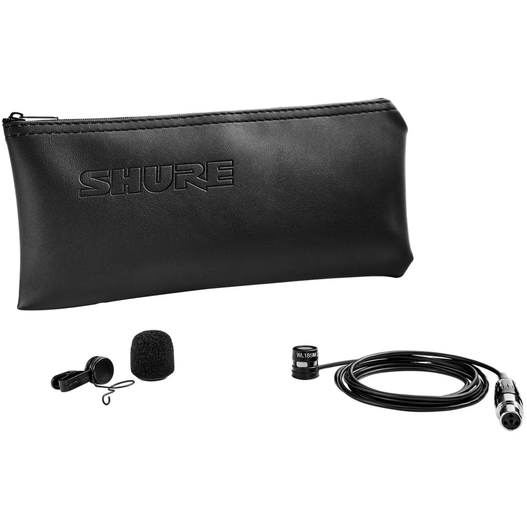 Петличный микрофон Shure WL185MB/C-TQG