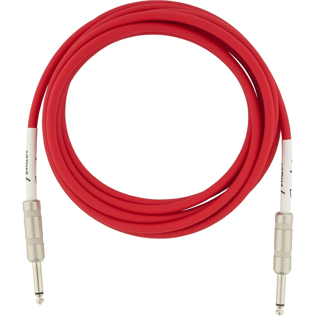 Инструментальный кабель Fender 10" Original Series Instrument Cable Fiesta Red