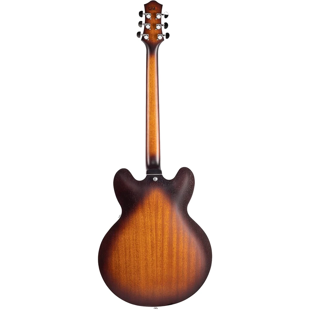 Полуакустическая гитара Eart E-335 Brown Sunburst