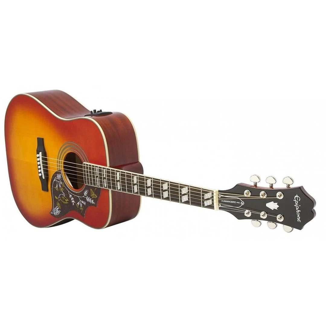 Электроакустическая гитара Epiphone Hummingbird Pro Faded Cherry Burst
