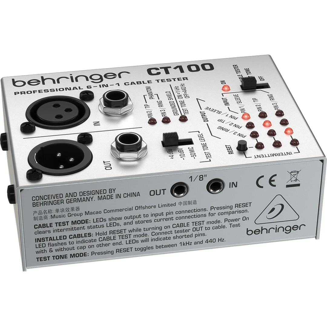 Тестер для кабелей Behringer CT100