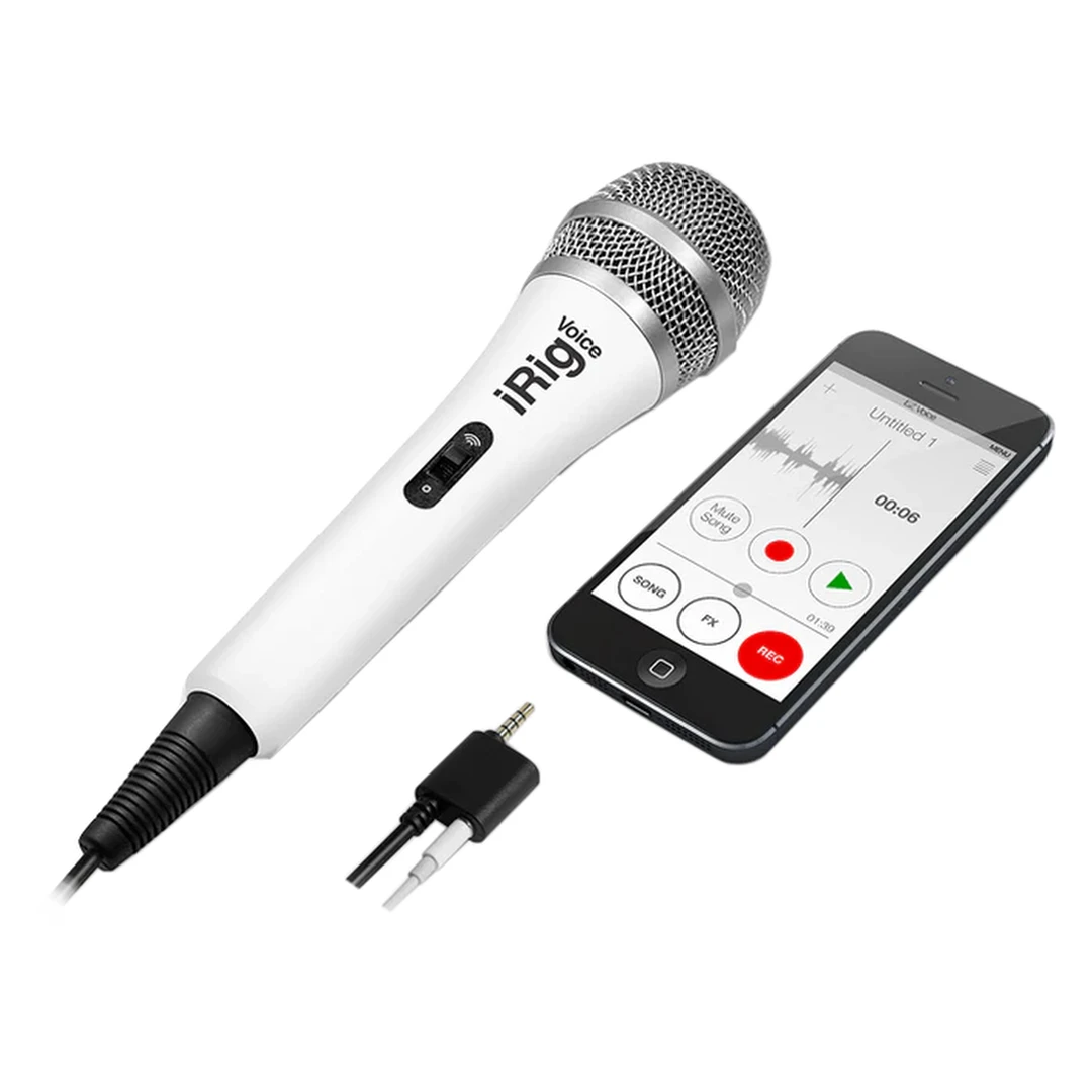 Микрофон IK Multimedia iRig Voice White