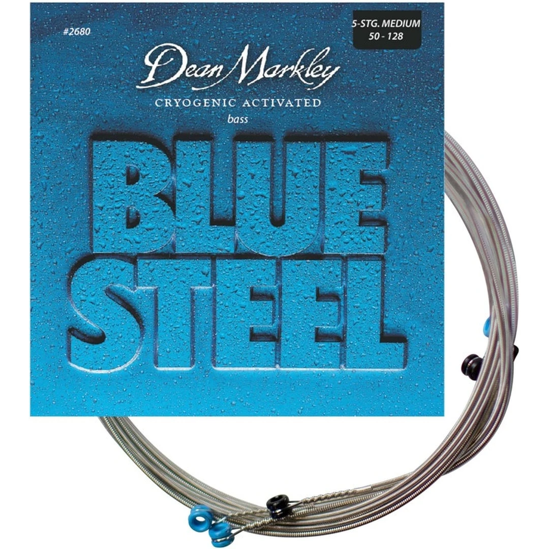 Струны для бас-гитары Dean Markley 2680 Blue Steel 5-strings 50-128