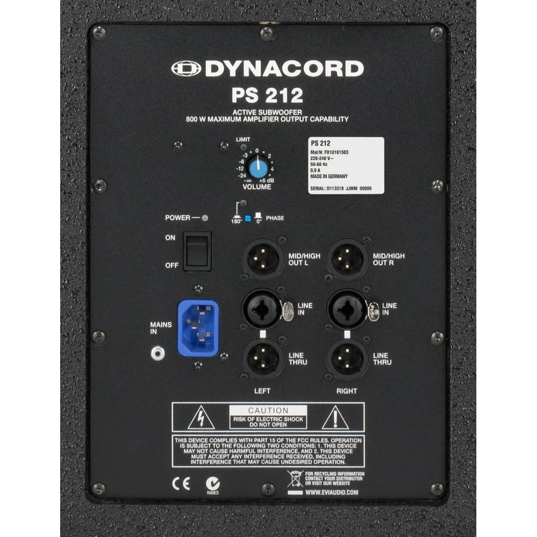 Сабвуфер Dynacord PowerSub 212