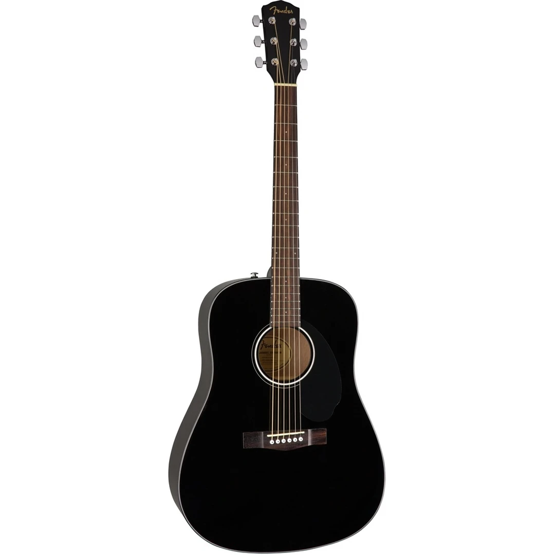Акустическая гитара Fender CD-60S Black