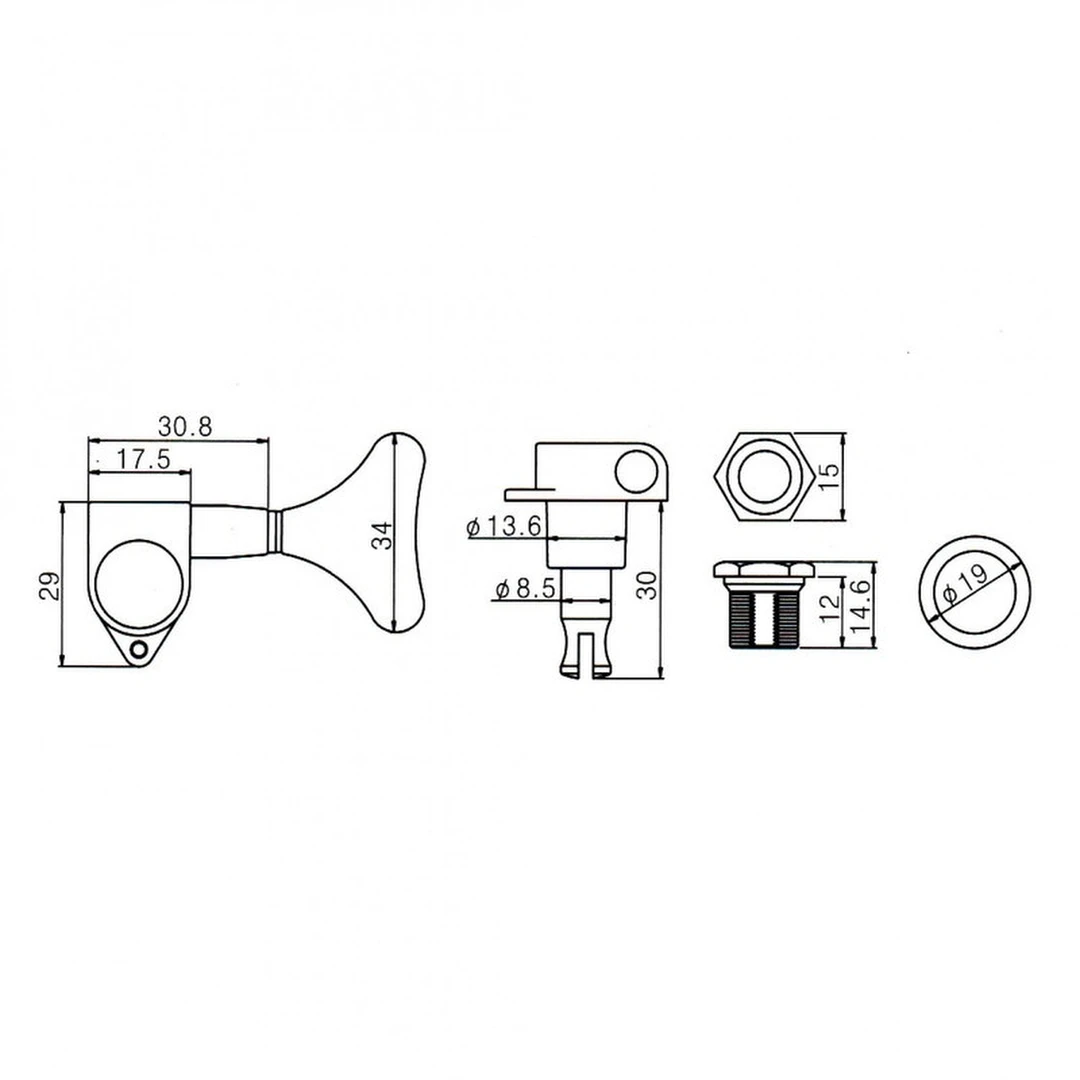 Колки Paxphil JB-150-4L-BK