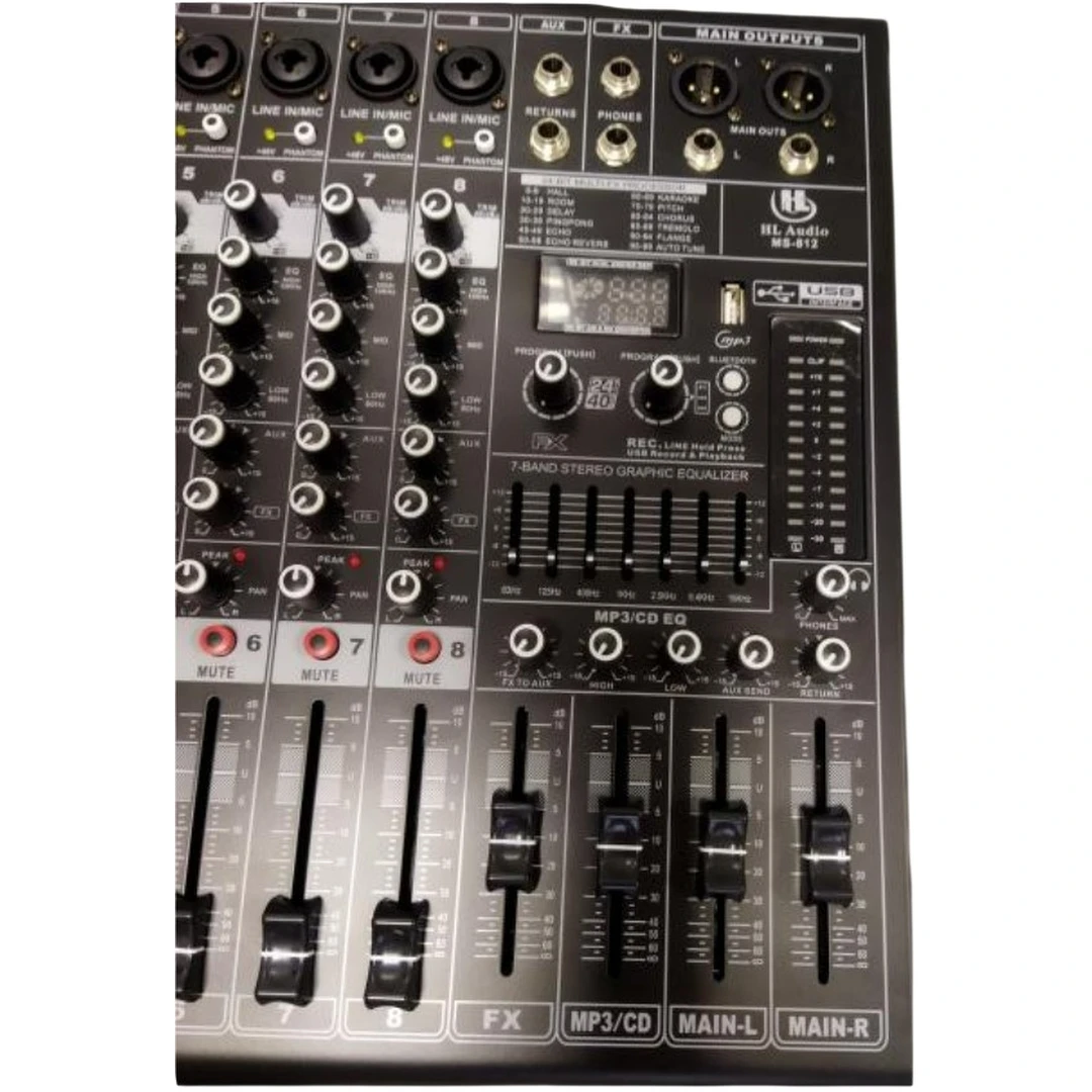 Микшерный пульт HL Audio MS-812USB