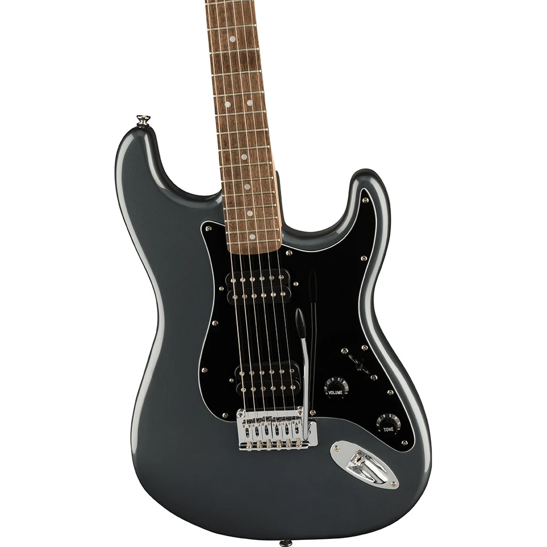 Электрогитара Fender Squier Affinity Stratocaster HH LRL Charcoal Frost Metallic