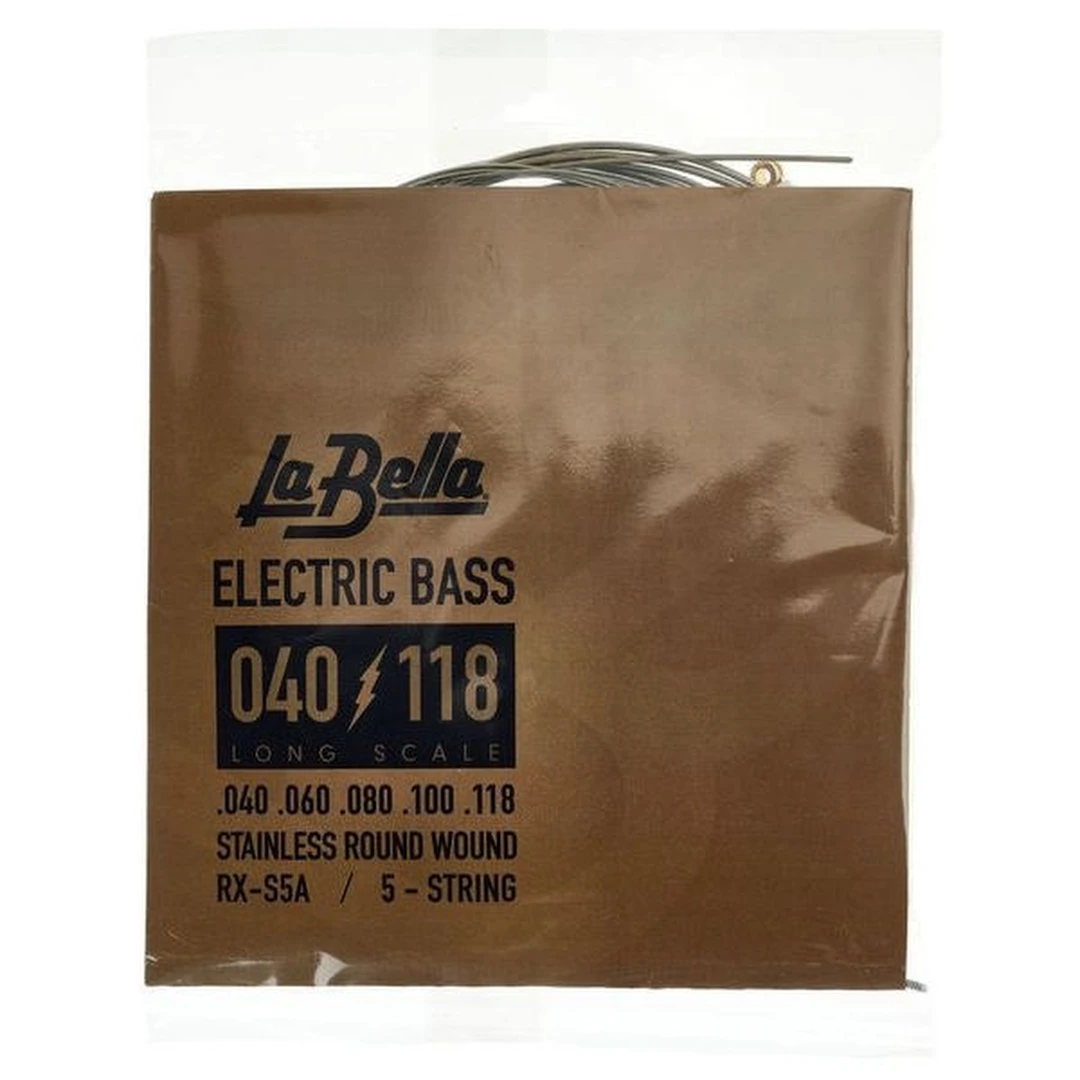 Струны для бас-гитары La Bella RX-S5A 40-118