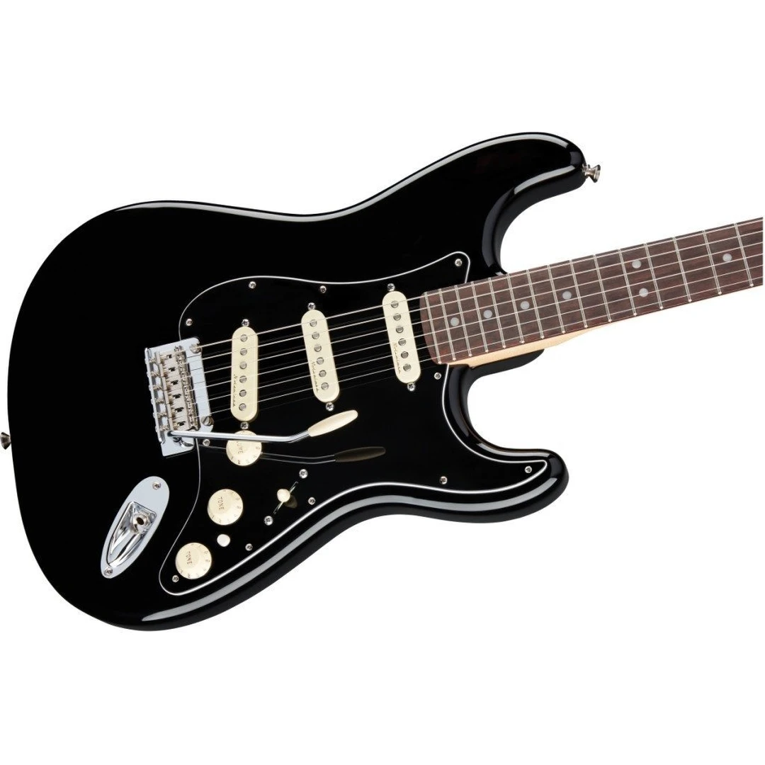 Электрогитара Fender Deluxe Stratocaster - Black with Rosewood Fingerboard