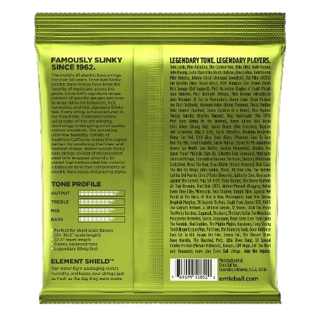 Струны для бас-гитары Ernie Ball 2852 45-105 Short Scale